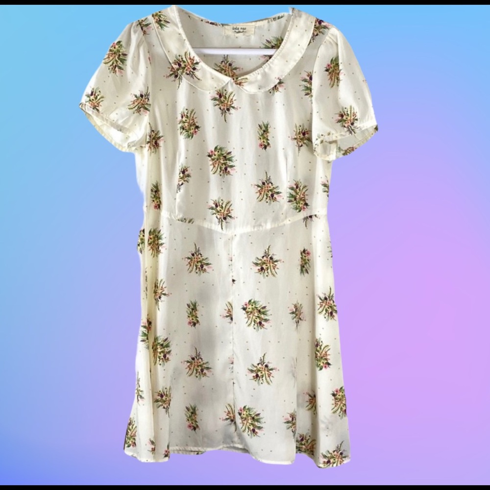 Lola Rae prairie floral peasant dress size…
